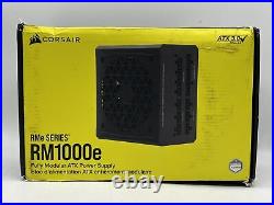 Corsair RM1000e RPS0179 Fully Modular ATX Power Supply Black New Open Box