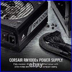 Corsair RM1000x, 1000 Watt, Fully Modular Power Supply (CP-9020094-NA)-Black