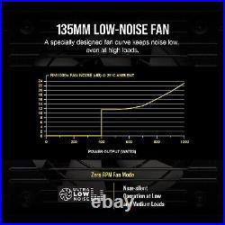 Corsair RM1000x, 1000 Watt, Fully Modular Power Supply (CP-9020094-NA)-Black