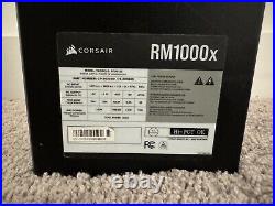 Corsair RM1000x, 80 Plus Gold 1000W Power Supply (USED)