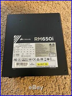 Corsair RM650i 650W ATX PLUS CABLEMOD custom Green/Black Modmesh PRO Cable Kit