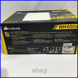 Corsair RM650x RPS0108 Black RMX Series 650 Watt Fully Modular Power Supply Used