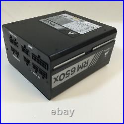 Corsair RM650x RPS0108 Black RMX Series 650 Watt Fully Modular Power Supply Used
