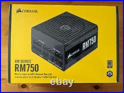 Corsair RM750 Performance ATX Power Supply, 80 Plus Gold Certified