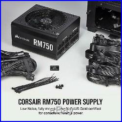 Corsair RM750, RM Series, 80 Plus Gold Certified, 750 W Fully Modular ATX Power