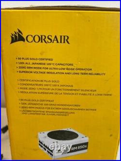 Corsair RM850x 850 Watt 80+ Gold Certified RMx White CP9020188-NA RPS0110