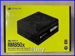 Corsair RM850x Fully Modular ATX Power Supply 80 PLUS Gold Low-Noise Fan Black