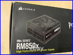 Corsair RM850x Fully Modular ATX Power Supply 80 PLUS Gold Low-Noise Fan Black