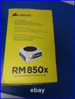 Corsair RMX850x White 850 Watt, Fully Modular Pwr Supply 80 PLUS Gold CP90200188