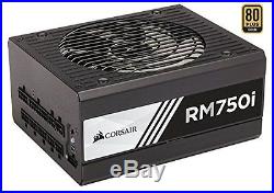 Corsair RMi Series, RM750i, 750 Watt 750W, Fully Modular Power Supply, 80+ Gold
