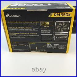 Corsair RMx Series RM650x Black High Performance ATX Power Supply Modular Used