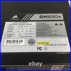 Corsair RMx Series RM650x Black High Performance ATX Power Supply Modular Used