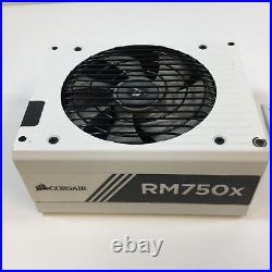 Corsair RMx Series RPS0016 White RM750X Fully Modular ATX Power Supply Used