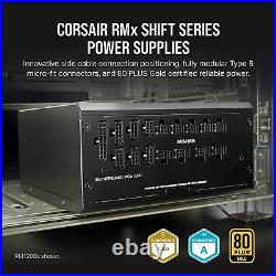 Corsair Rm850X Shift Fully Modular ATX Power Supply Modular Side Interface A