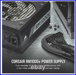 Corsair Rmx Series Rm1000x 1000 Watt 80plus Gold Certified Power Supply Atx12v