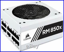 Corsair Rmx White Series (2018), Rm850X, 850 Watt, 80+ Gold Certified, Fully Mod
