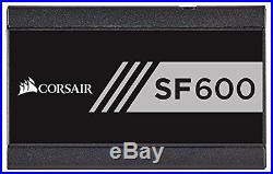Corsair SF Series SF600 SFX 600 W Fully Modular 80 Plus Gold Power Supply Unit