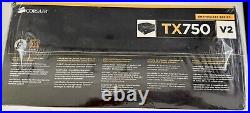 Corsair TX750 750W Power Supply CMPSU-750TXV2 80+ Gold