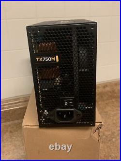 Corsair TX750 80 PLUS Bronze Certified 750W High Performance Power Supply NWT