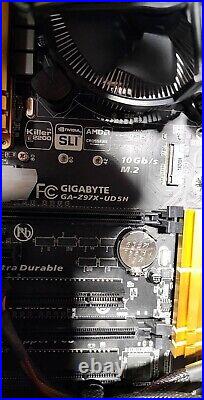 Corsair Tower with Gigabyte GA-Z97X-UD5H system board and 750@ PSU