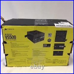 Corsair VS500 500 Watt 80 PLUS Certified Non-Modular ATX PSU Black