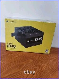 Corsair VS600 600W 80 PLUS Certified. New In Sealed Pkg