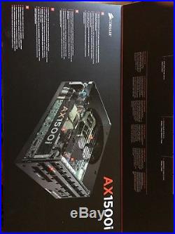 Corsair ax1500i Digital ATX 12v EPS Power Supply Fully Module And Custom Cables