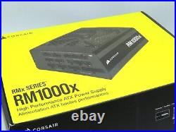 Cosair RM1000x RMe Fully Modular ATX Power Supply New Open Box 80 Gold Certified