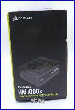 Cosair RM1000x RMe Fully Modular ATX Power Supply New Open Box 80 Gold Certified