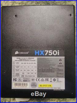 HXi Series HX750i ATX Power Supply 750W 80 Plus PLATINUM PSU 10 years warranty