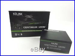 KOLINK Continuum PC-Netzteil 80 Plus Platinum Modular 1200 Watt ATX Netzteil