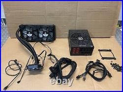 LOT Corsair Hydro H100i Rad Liquid CPU Cooler + EVGA 1000 G2 Power Supply 1000w