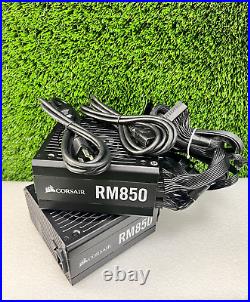 LOT OF 2 Corsair RM850 / RPS0120 850W ATX Modular Power Supply with Power Cord