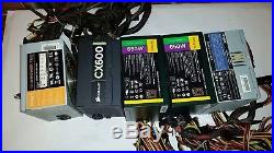 Lot of 5 Corsair/ Antec high quality 550650W watts desktop power supply