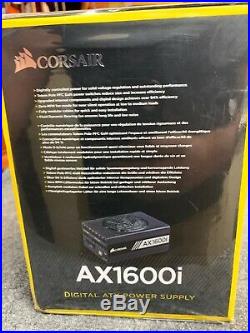 NEW CORSAIR AXi Series AX1600i 1600 Watt 80+ Titanium Fully Modular Power Supply