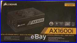 NEW! Corsair AX1600i Power Supply 1600W ATX Titanium Modular PSU CP-9020087-NA
