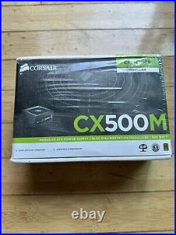 NEW Corsair CX500M Power Supply, 75-002017 500W, ATX New In Box