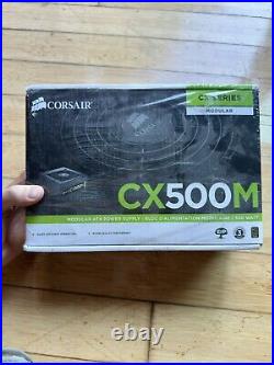 NEW Corsair CX500M Power Supply, 75-002017 500W, ATX New In Box