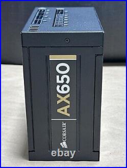 NEW OPEN BOX- Corsair AX650 Professional Series GOLD Power Supply Module