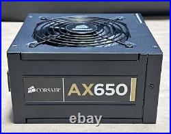 NEW OPEN BOX- Corsair AX650 Professional Series GOLD Power Supply Module