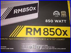 NEW WHITE + WHITE CORDS CORSAIR RM850x CP-9020156-NA 850W