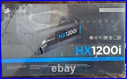 NIB CORSAIR HX1200i 1200W 80 + PLATINUM 1200W HIGH-PERFORMANCE ATX POWER SUPPLY