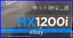 NIB CORSAIR HX1200i 1200W 80 + PLATINUM 1200W HIGH-PERFORMANCE ATX POWER SUPPLY