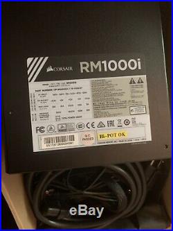 New Corsair RM1000i Power Supply Unit PSU 80 PLUS Gold Certified, Open Box