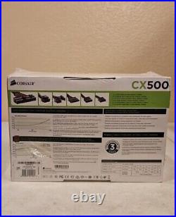 New Sealed Corsair CX500 ATX Power Supply/500W(CP-9020047-NA)