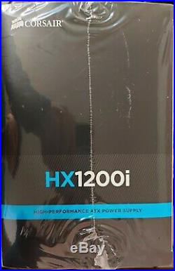 New Sealed Corsair HX1200i 1200W 80Plus Platinum Modular PSU iCue support
