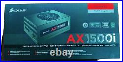 New never openedCorsair AX1500i Fully Modular 1500W Power Supply PSU 80+ Plus Ti