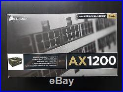 Professional Corsair AX1200 80 PLUS Gold Certified Fully-Modular Power Supply