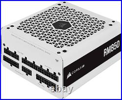 RM Series (2021), White, RM850, 850 Watt, 80 plus Gold Certified, Fully Modular