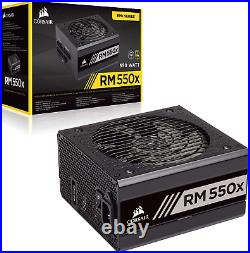 RMX Series (2018), Rm550X, 550 Watt, 80+ Gold Certified, Fully Modular Power Sup